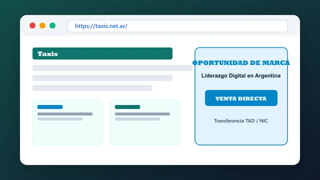 Modelo de aplicación comercial y proyectos digitales para taxis.net.ar