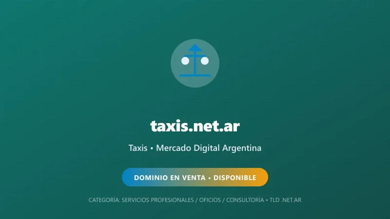 Identidad gráfica y activo digital para Taxis en Argentina